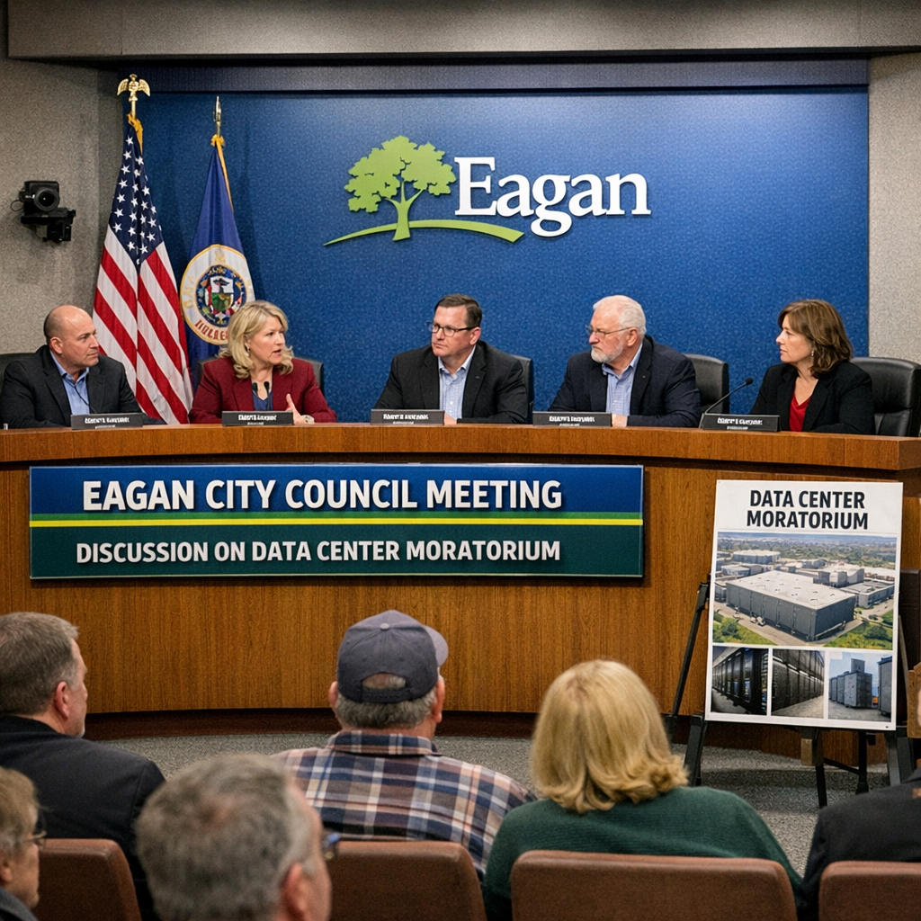 Eagan Implements Moratorium on Large Data Centers Amid Community Concerns