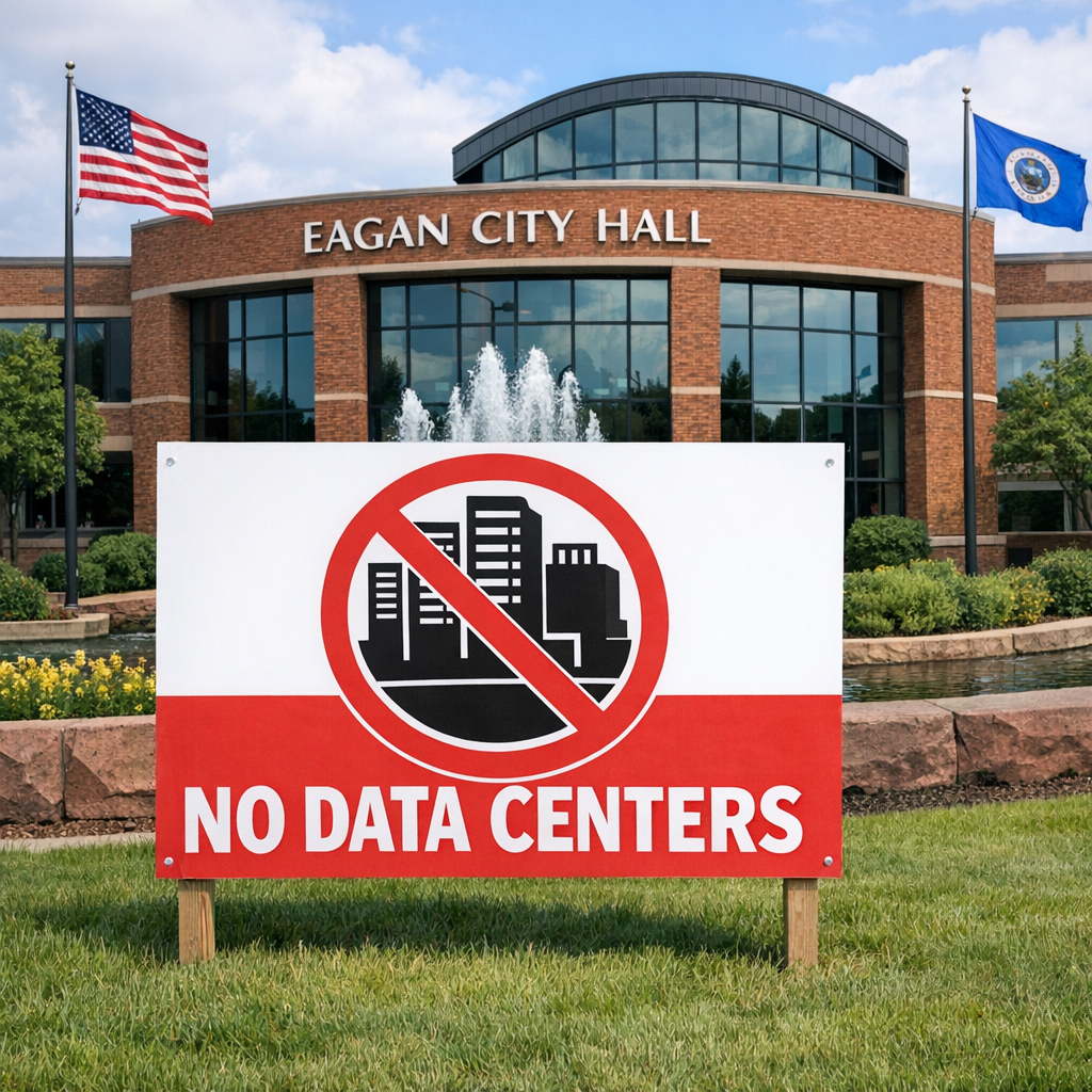 Eagan Implements One-Year Moratorium on Large Data Centers